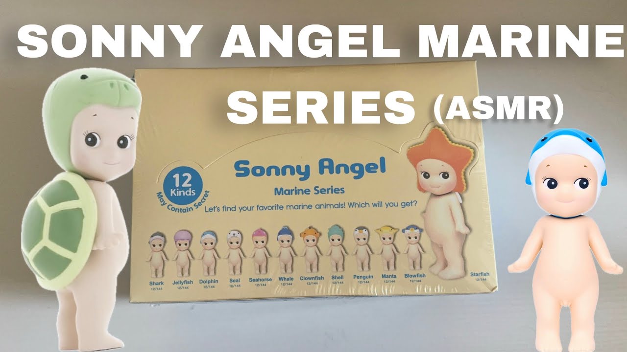 Sonny Angel Marine Series whole box UNBOXING!!! ASMR