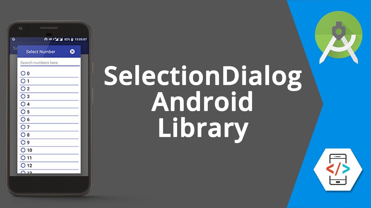 SelectionDialog android library.