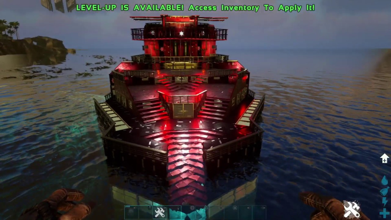 Ark Heaven Server EndGame Yacht Boat Build 01