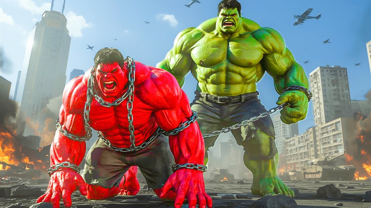 HULK vs RED HULK EPIC BATTLE! However, THOR'S Unexpected SAVE Changes Everything!