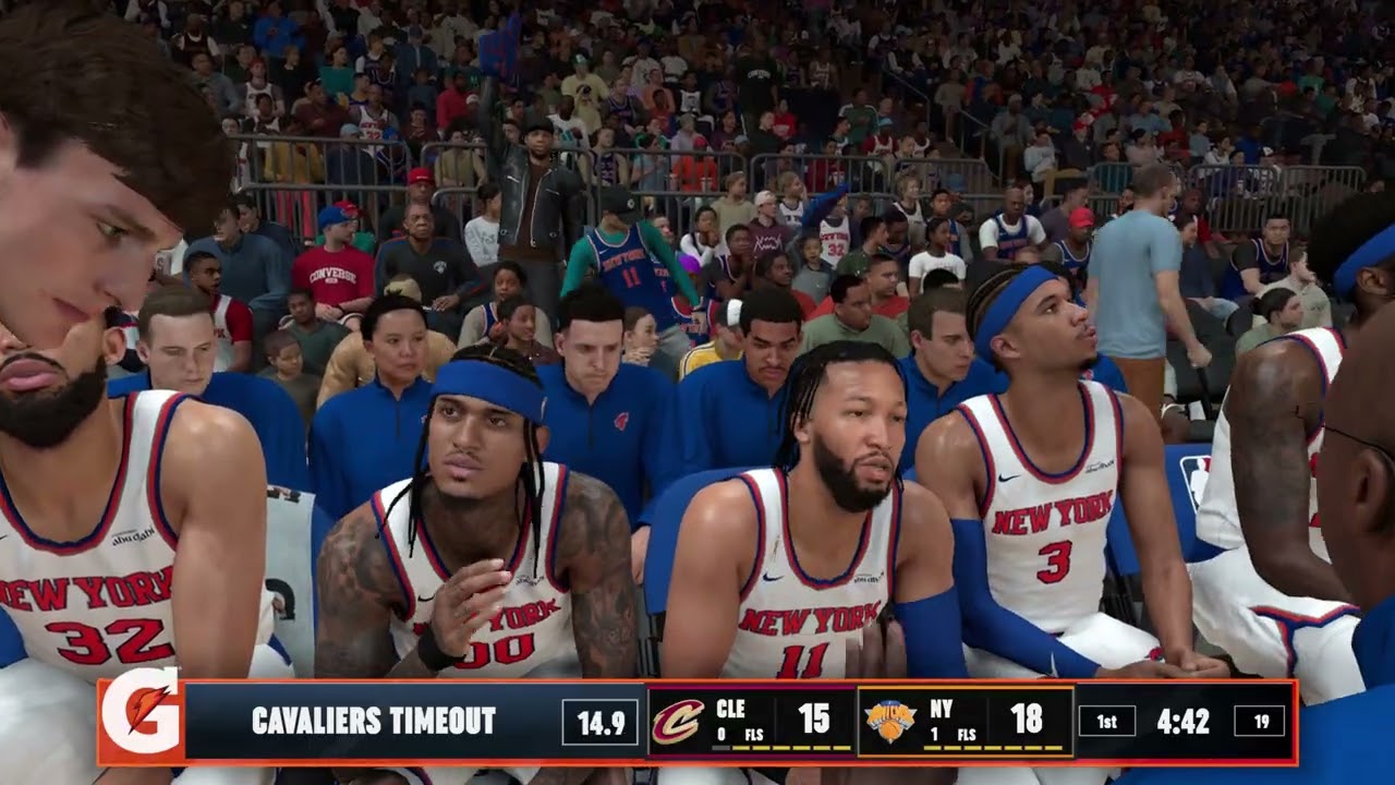 4K – PS5 – NBA 2K26 – 2025 – October 22nd – Cleveland Cavaliers at New York Knicks
