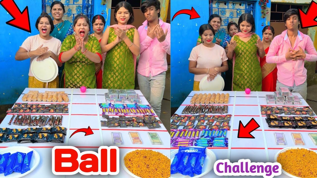 New Trending Family Ball Challenge Games | ফু দিয়ে বল ঠেলে পুরস্কার জেত নতুন চ্যালেঞ্জ 😍