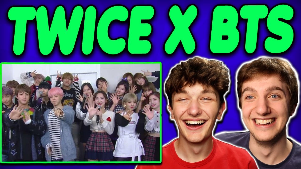 Моменты BTS и TWICE + Взаимодействия РЕАКЦИЯ!!