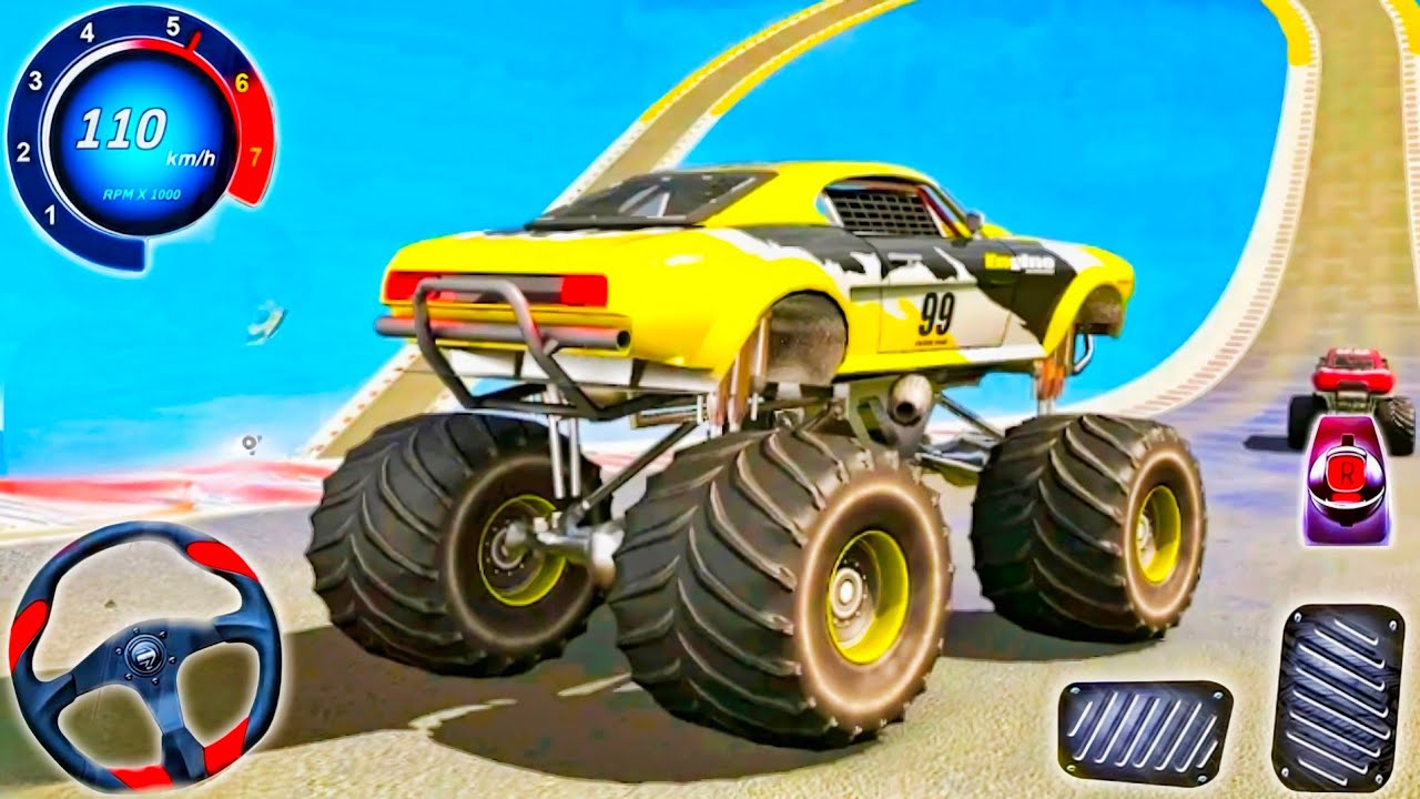 Monster Truck Racing Offroad 3D - 4x4 Derby Mud and Rocks Driver Monster Jam Showdown - PC GamePlay