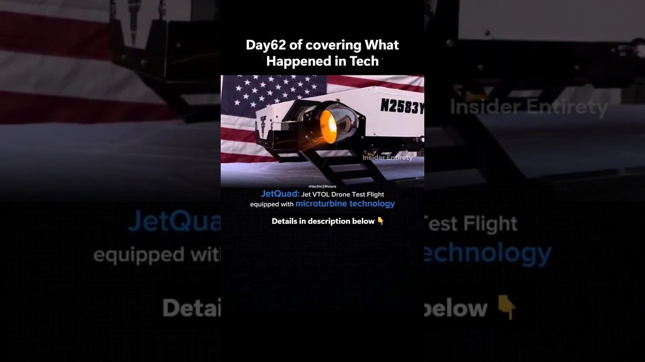 Day62: Meet JetQuad&rsquo;s Jet-Powered VTOL - Drone Hits 250 MPH! | Spring 2025 Test Flight #day62 #vtol