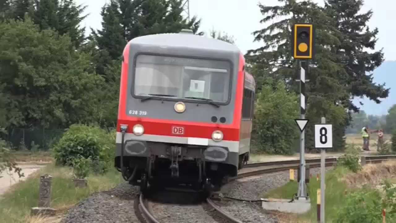 BR 628 Nibelungenbahn Worms-Bensheim 2015