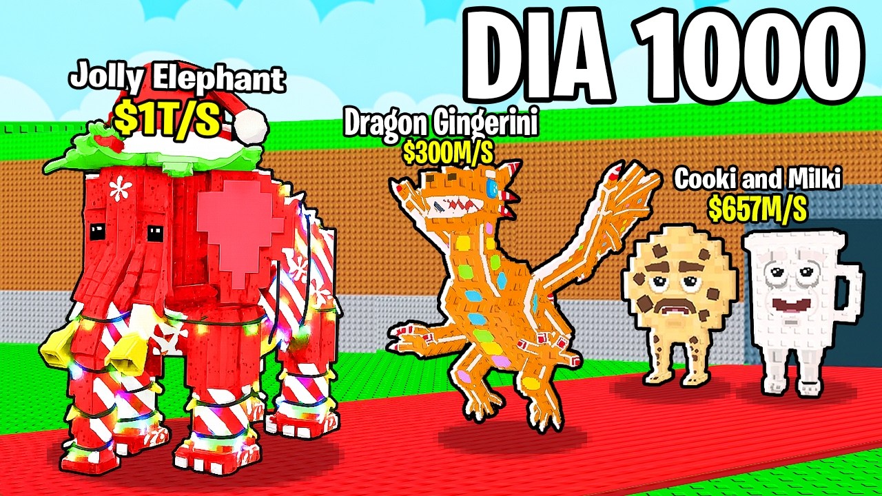 Passei 1000 DIAS em Roube um Brainrot!