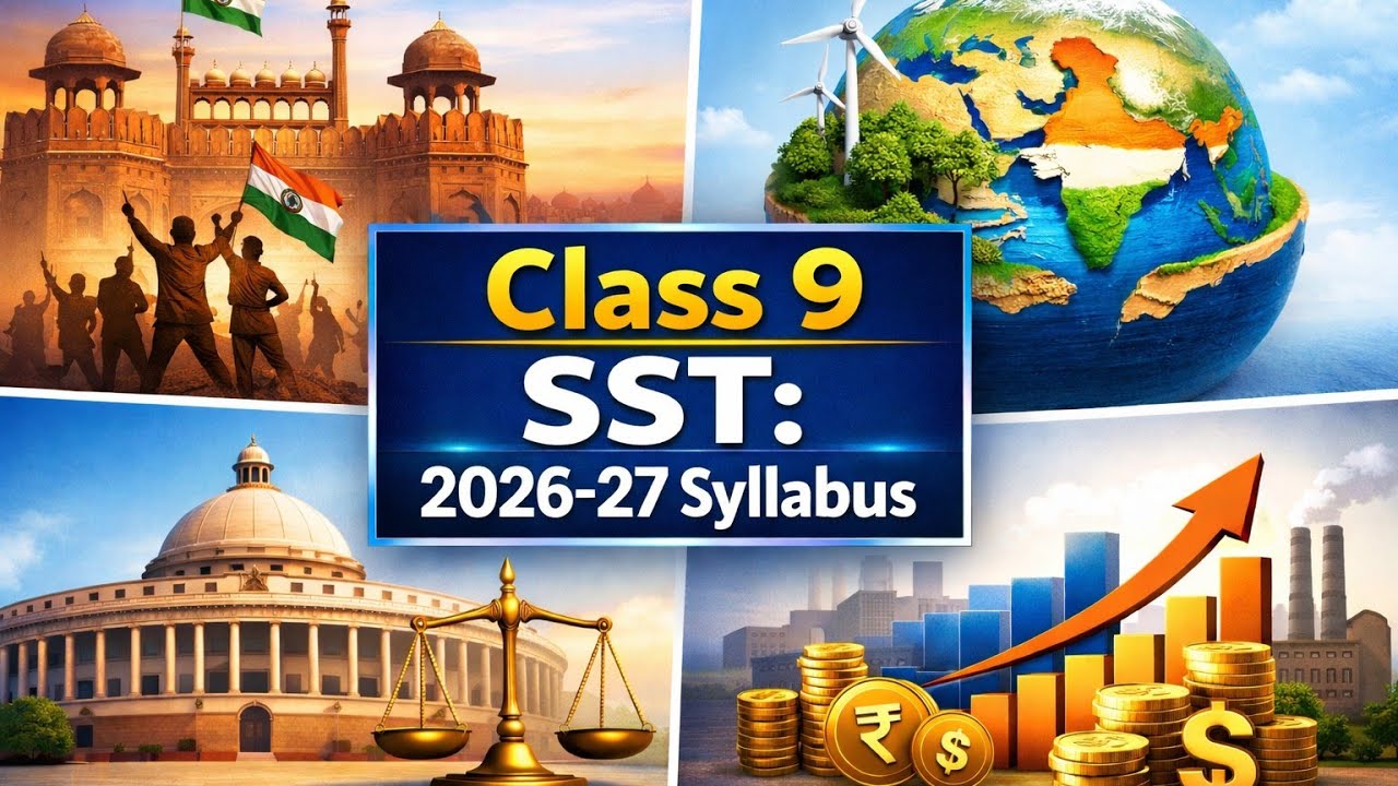 CBSE Class 9 Social Science Syllabus 2026-27 | Complete SST (History, Geography, Civics, Economics)