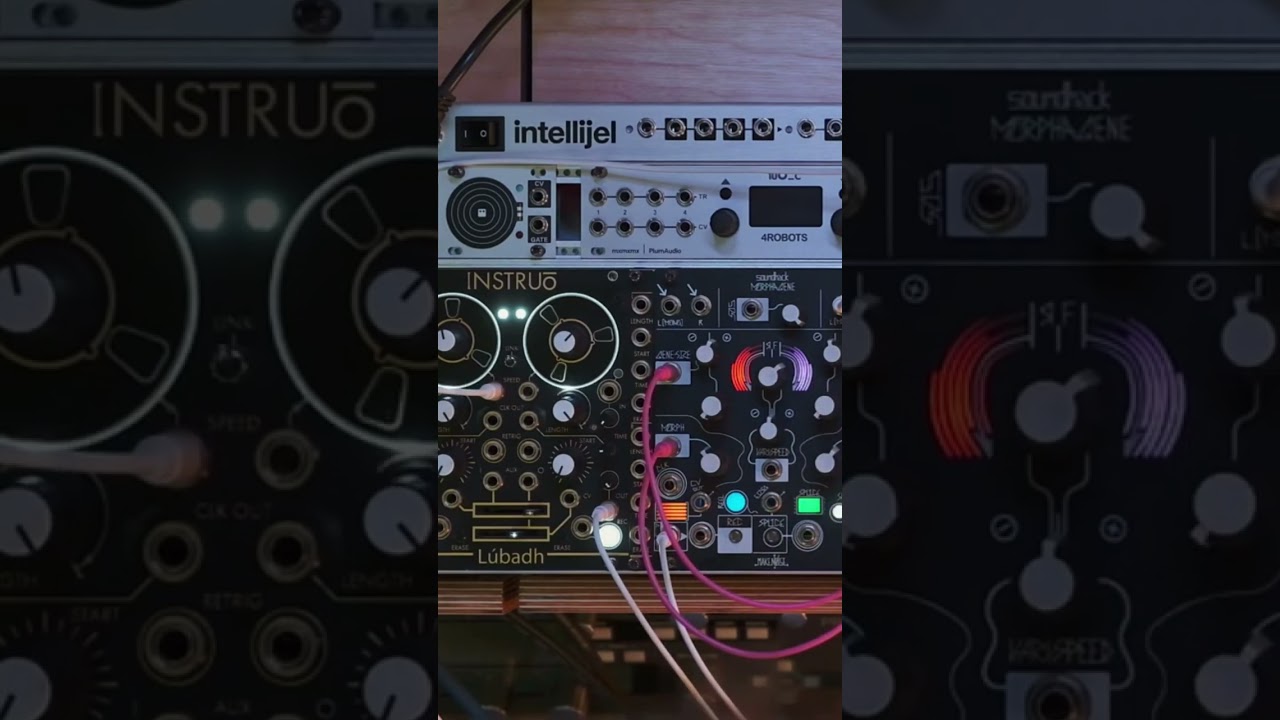 Eurorack looping jam excerpt with Instruo Lubadh and Make Noise Morphagene