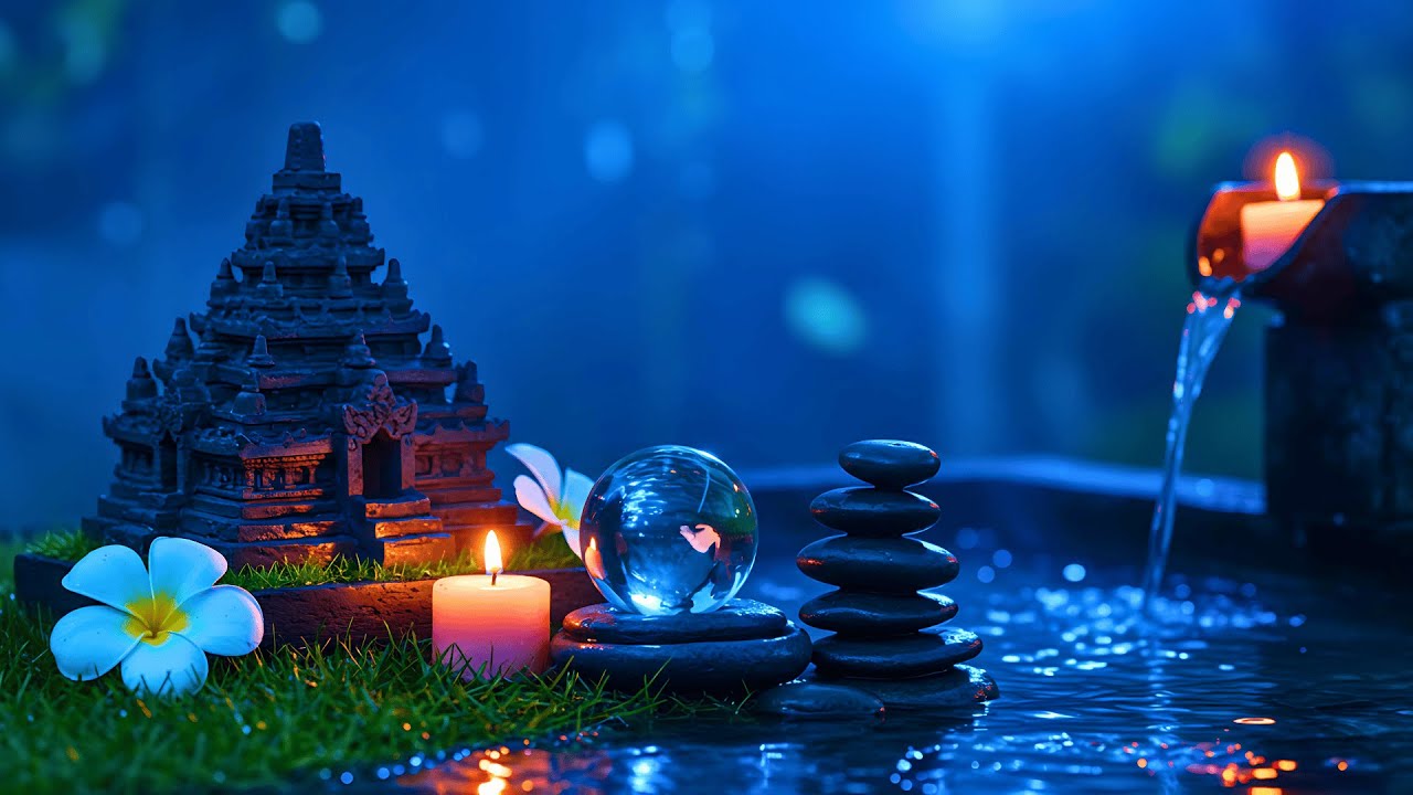 Calming Piano Spa Music 🌿 Water Sounds for Deep Sleep, Stress Relief, and Relaxing Meditation