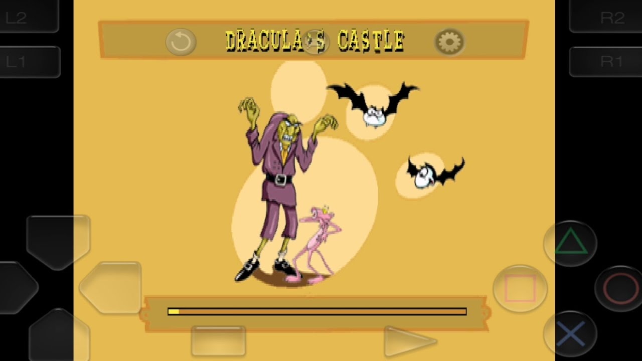 لعبة النمر الوردي المرحلة 9 قلعة دراكولا pink panther game DRACULA'S CASTLE