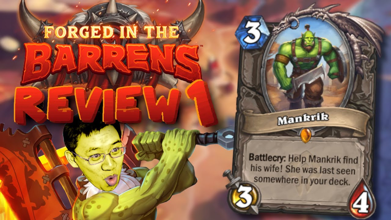 Finding Mankriks Wife is OP?! Forged in the Barrens Review #1 | Hearthstone