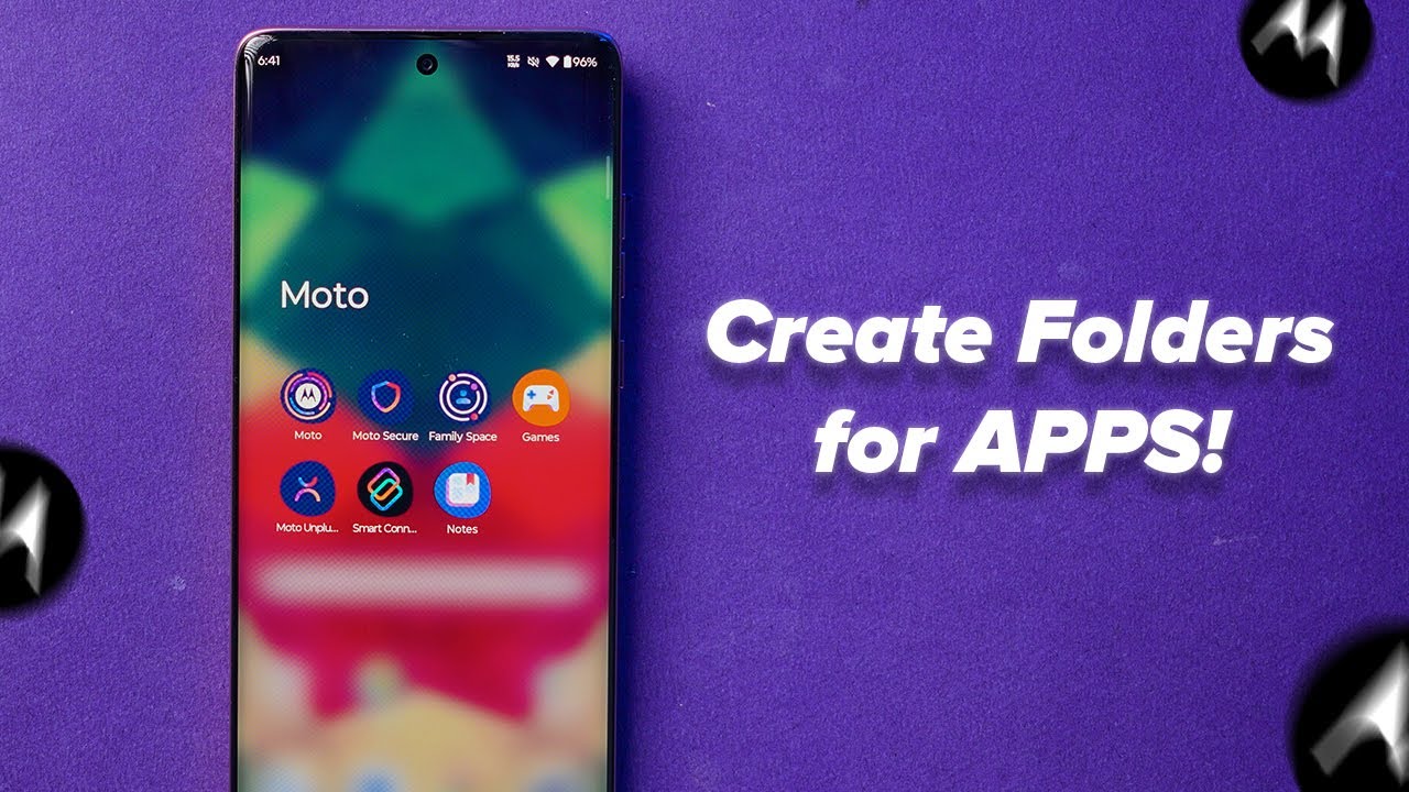 How To Create Folders in App Drawer in Motorola mobiles?
