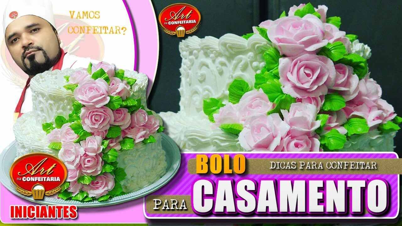 Bolo para Casamento (Dicas para confeitar)