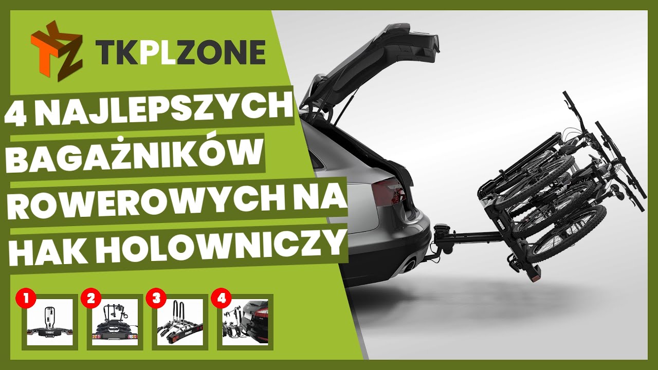 4 najlepszych bagażnik&oacute;w rowerowych na hak holowniczy