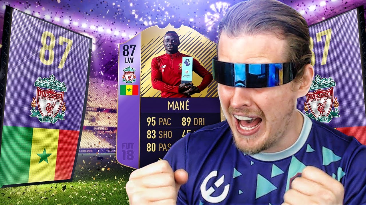 OMG THE MOST INSANE PREMIER LEAGUE CARD?! SBC PLAYER OF THE MONTH MANE! FIFA 18 ULTIMATE TEAM