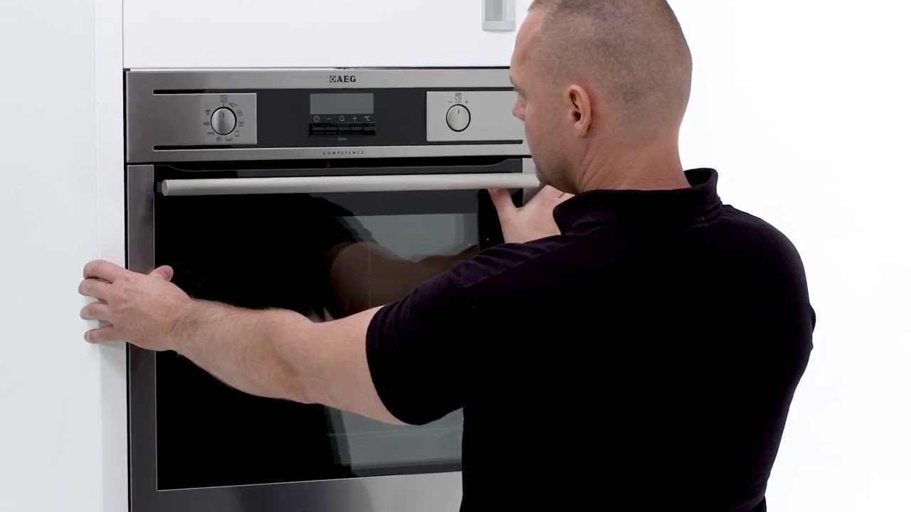 How to install your AEG Oven   Column Installation