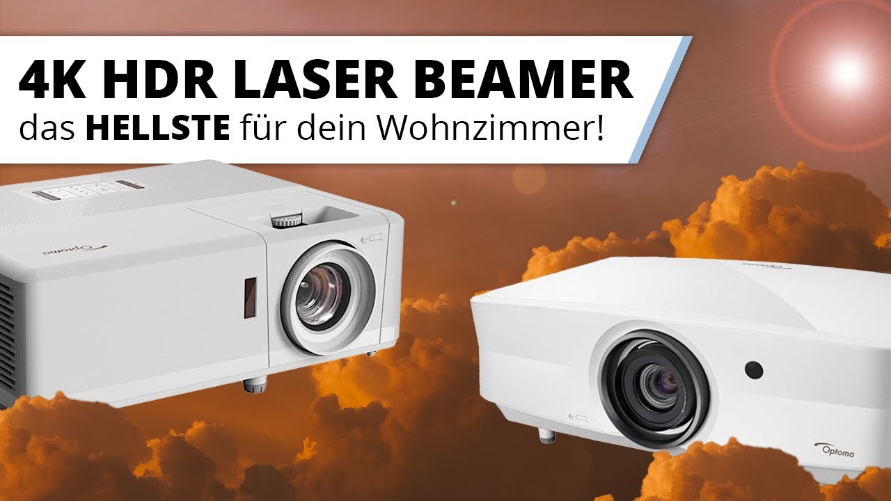Optoma UHZ4000 & Optoma UHZ2000 Beamer - die hellsten 4K Projektoren f&uuml;r dein Wohnzimmer!