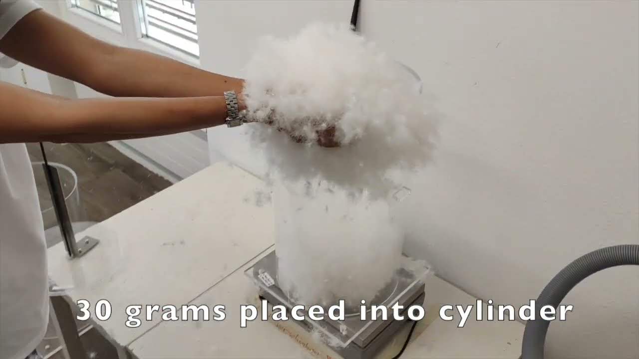 IDFL Fill Power - Down and Feather Testing