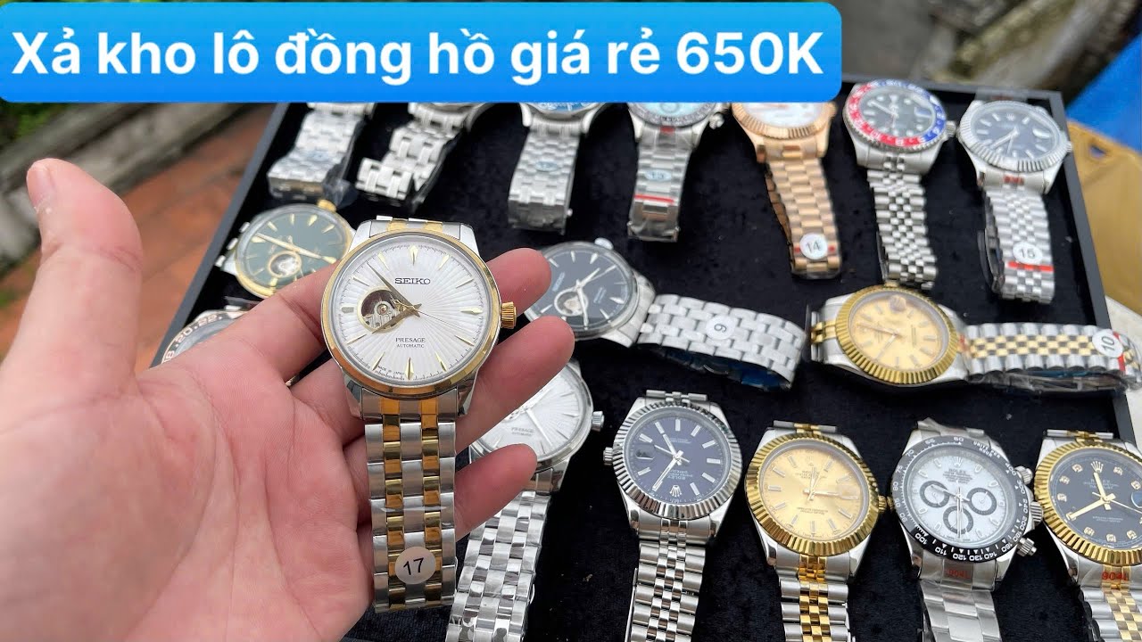 Thanh lý lô đồng hồ giá rẻ chỉ 650k 0879.740.647 Zalo