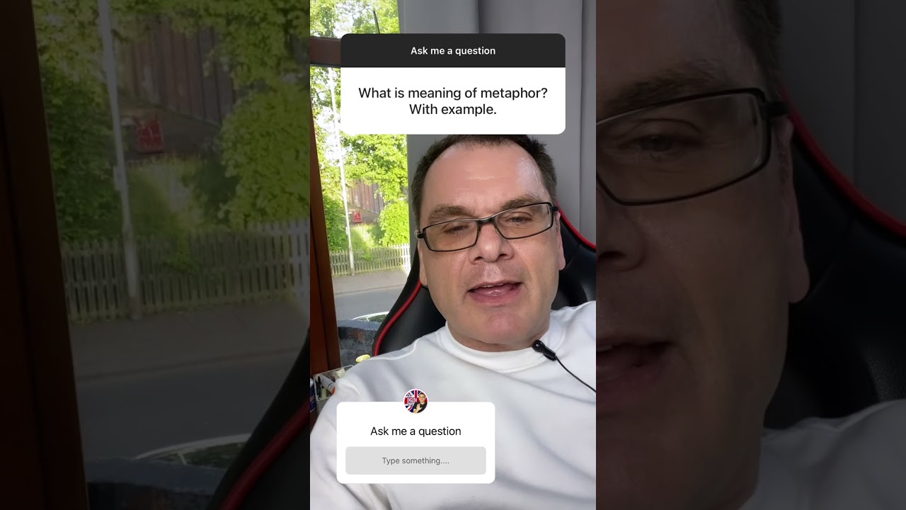 What&rsquo;s the meaning of METAPHOR with an example with English Teacher Ajarn Ken