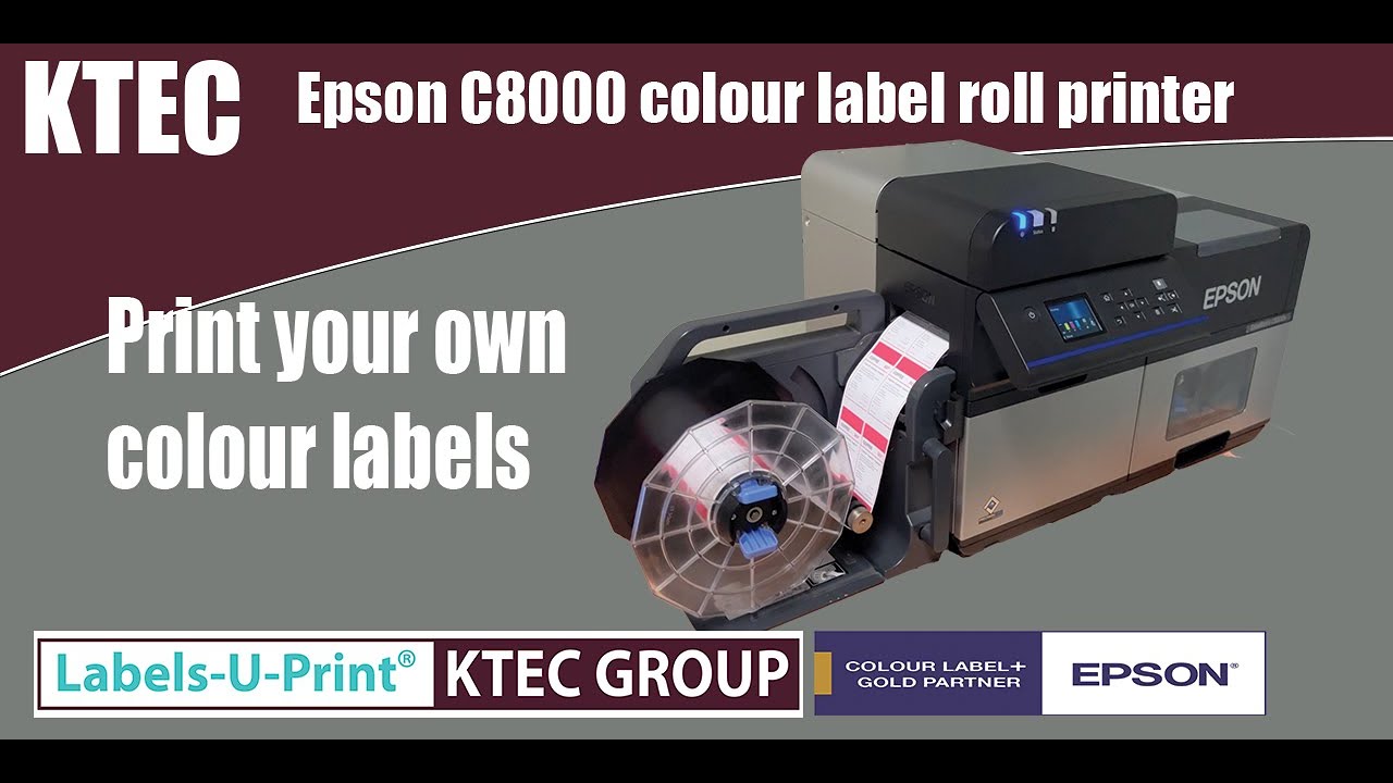 Epson C8000- Colour Label Printer- KTEC GROUP UK