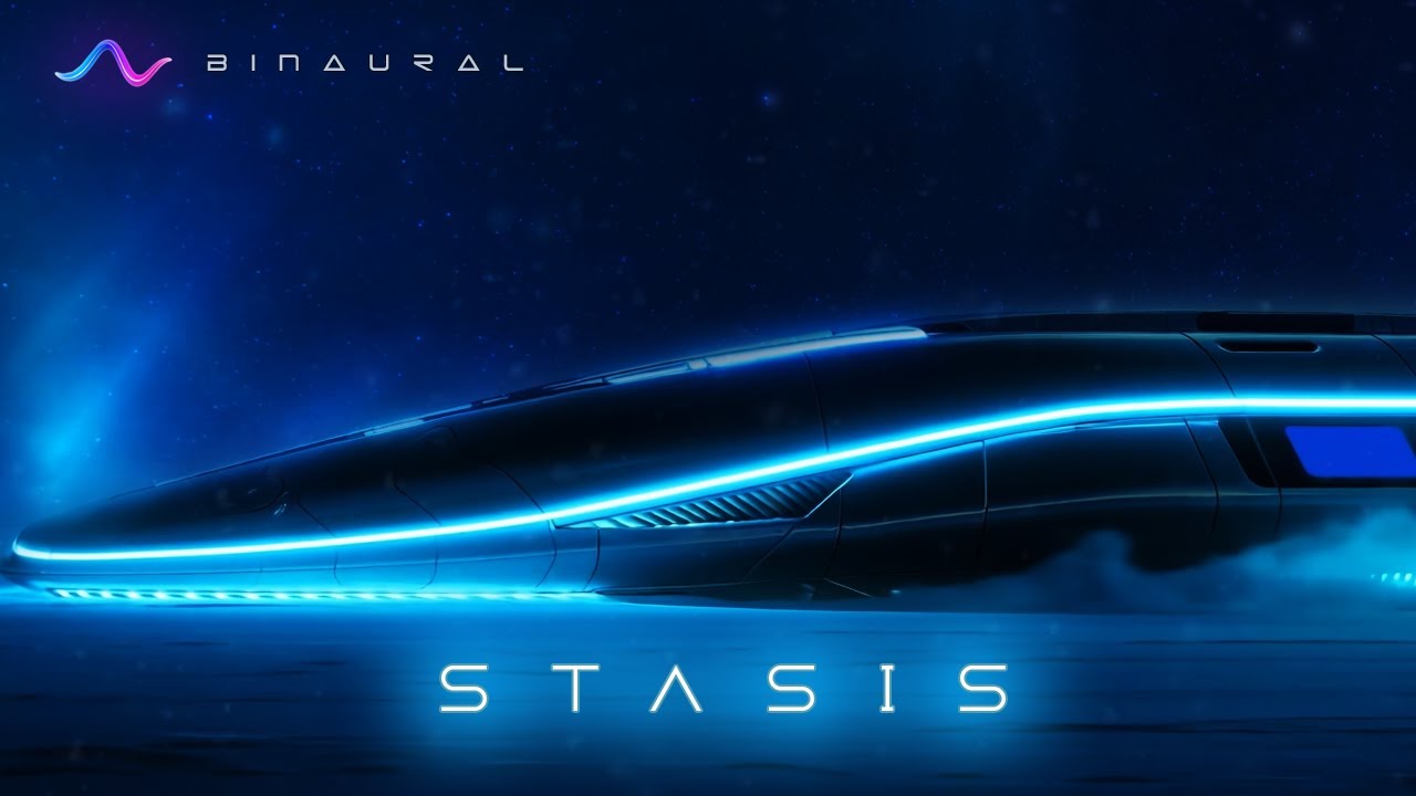 Slow Motion Sci Fi Train Atmosphere • Deep Space NASA Drone Relaxation