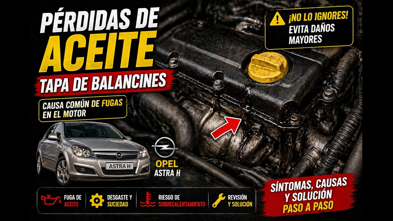 ASTRA H , ZAFIRA B, VECTRA C - Cambiar la tapa de balancines en motores de gasolina
