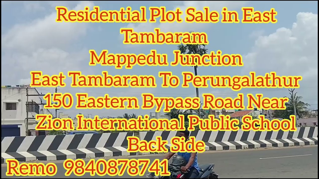 #Mappedu#Perungalathur 150 Eastern Bypass Road Just 50Meters#Plot Sale1200 Sqft  Price ₹84 Lakhs##