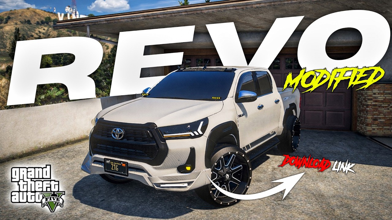 TOYOTA REVO HILUX MODIFIED FOR GTA 5 | DOWNLOAD LINK | BY ZTG