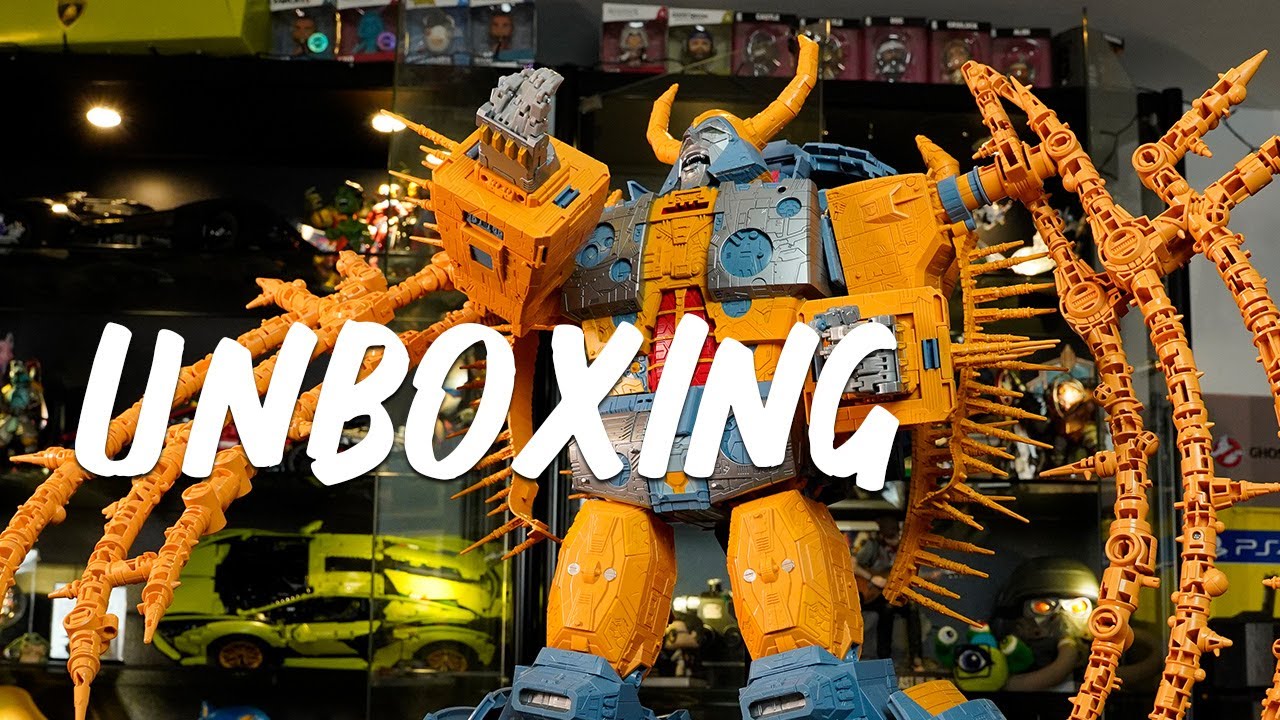 Unboxing Hasbro's MASSIVE HasLab Transformers: War for Cybertron UNICRON In 4K | ASMR