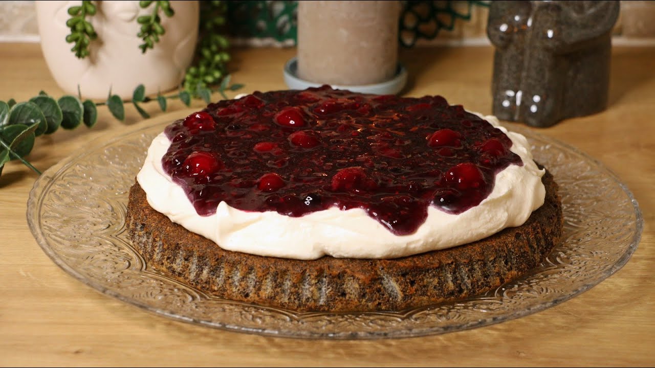 SOČNA TORTA OD MAKA BEZ BRAŠNA - RECEPTI BEZ GLUTENA - BEZGLUTENSKI KOLAČI