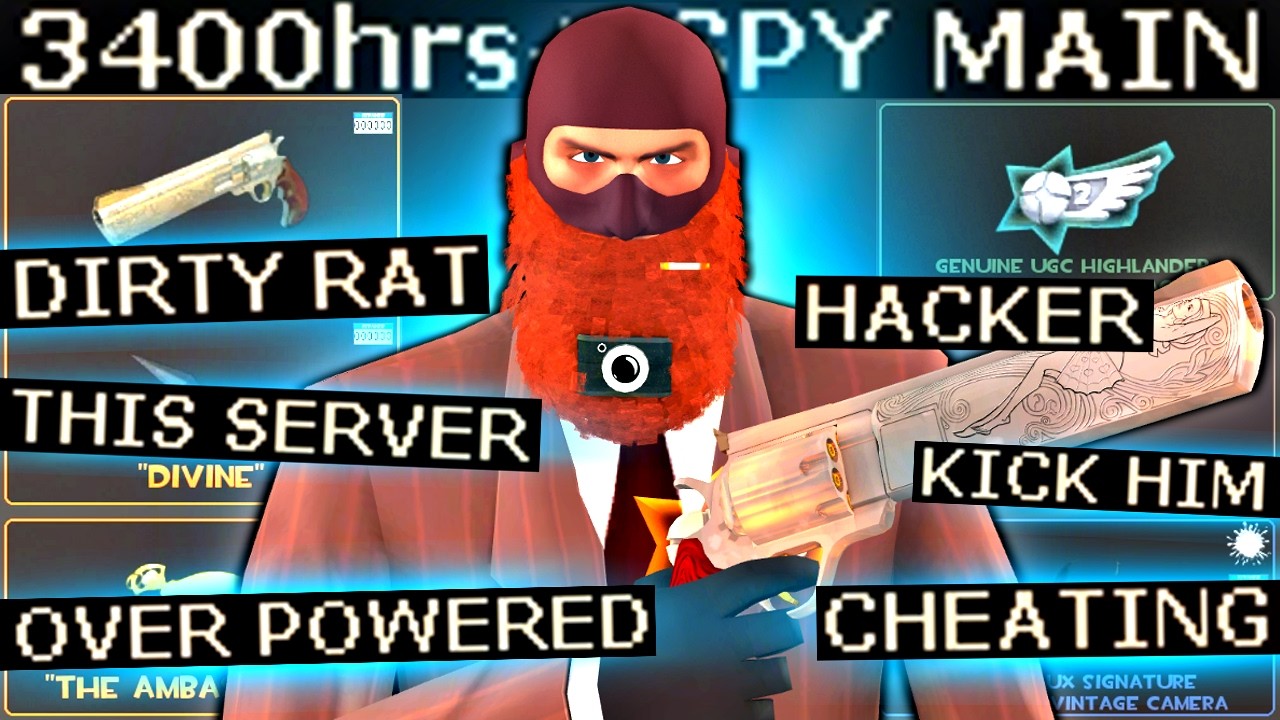 When a 3400+ Hour Spy Enters the Server🔸TF2 Gameplay