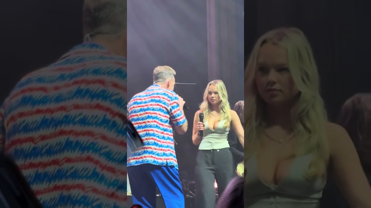 Jason Donovan  & daughter Jemma singing Especially for you for the first time at Bath Forum 27.02.25