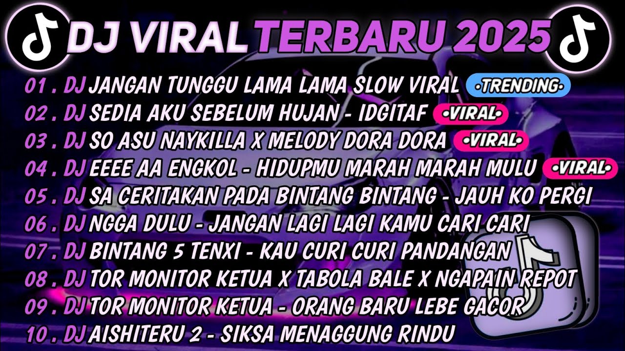 DJ TIKTOK TERBARU 2025🎵DJ JANGAN TUNGGU LAMA LAMA🎵DJ SEDIA AKU SEBELUM HUJAN - IDGITAF || FULL ALBUM