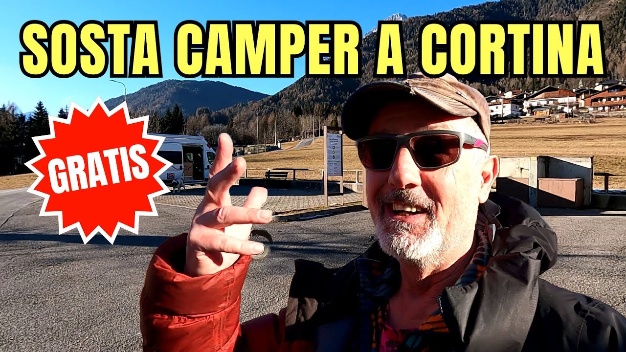 Sosta Camper 🤩 GRATIS a Cortina in Dolomiti