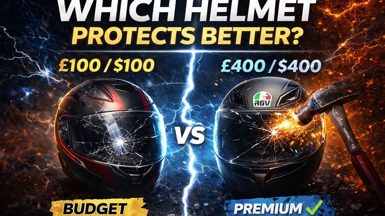 Top Motorcycle Helmets for 2026 – Budget vs Premium (US & UK)