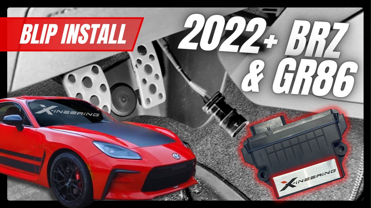 Toyota GR86 и Subaru BRZ 2022+: установка кнопки понижения передачи Xineering