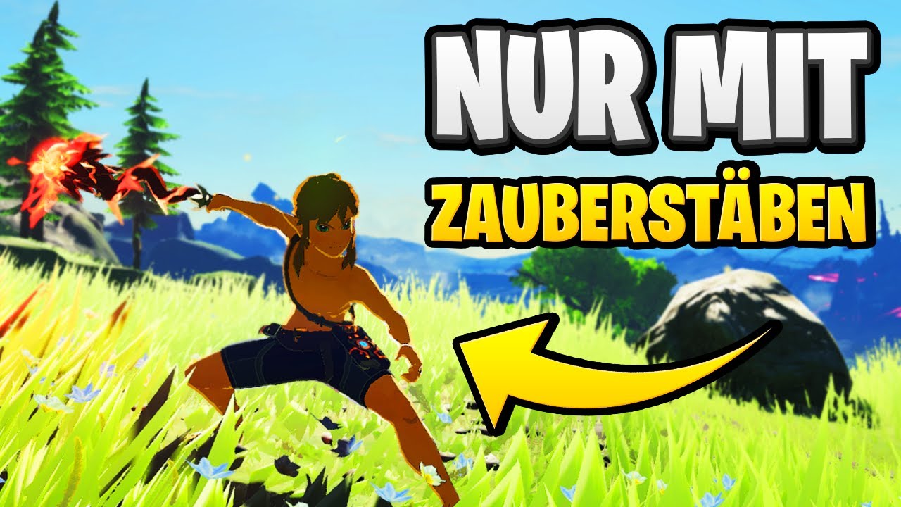 Zelda BOTW NUR MIT ELEMENTARSTÄBEN durchspielen (Zelda Breath of the Wild Deutsch Challenge)