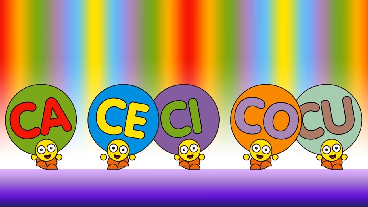 CA CE CI CO CU - Crian&ccedil;as inteligentes - A E I O U