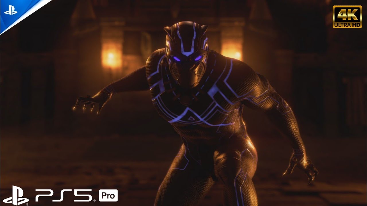 Marvel Avengers Black Panther ps5 pro 4k 60fps