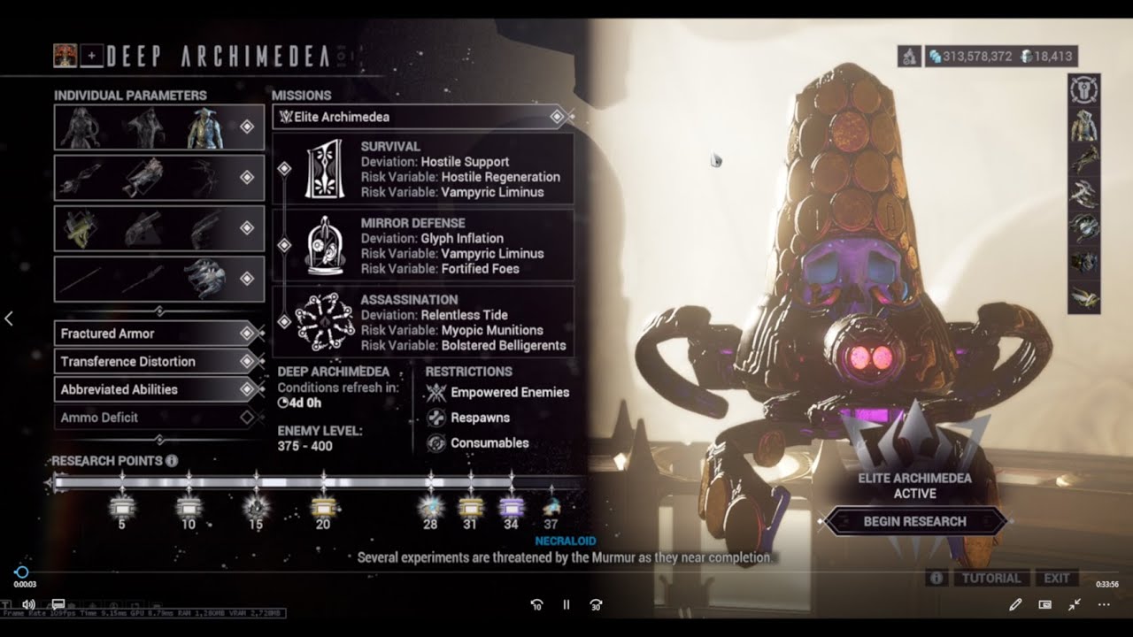Warframe - Elite Deep Archimedea - I am getting carried as Loki