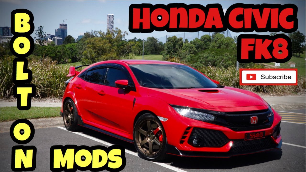 BEST BOLT ON MODS FOR FK8 CIVIC TYPE R | CUSTOM 3