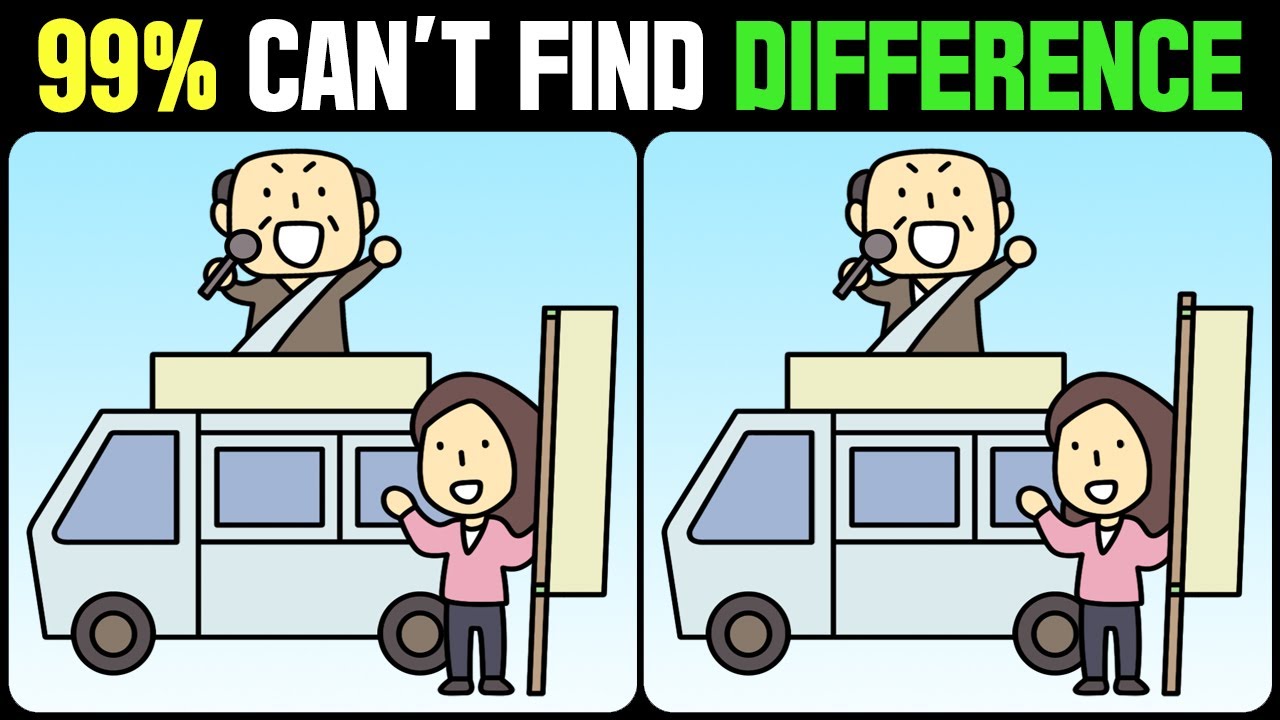 Spot The Difference : Can You Find Them All? [ Find The Difference #509 ]