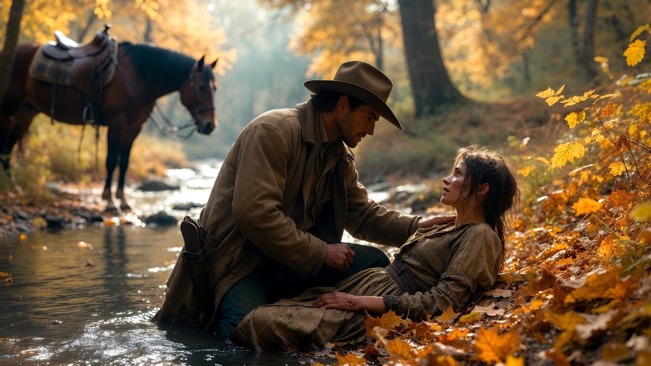 A Cowboy Found A Broken Woman In The Creek And Gave Her His Name