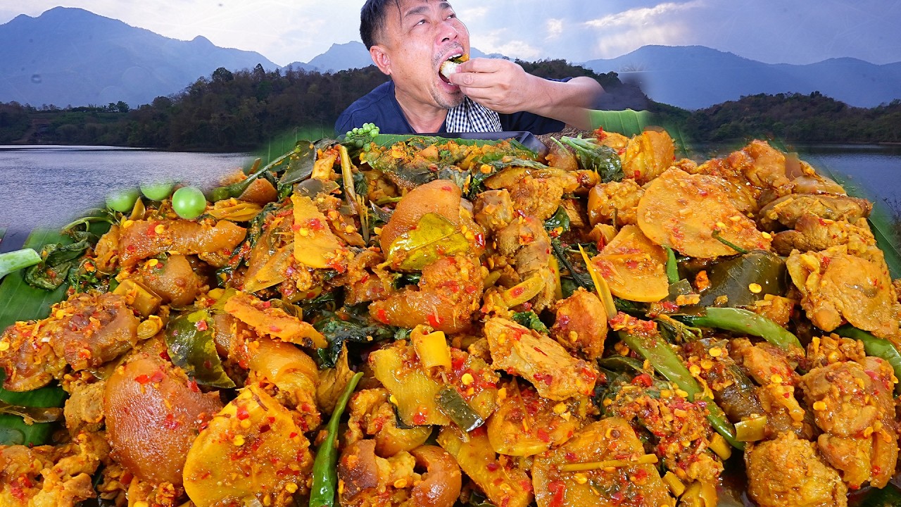 คั่วแห้มขาหมูเลาะ มีครบหนังเอ็นมันเนื้อ(สูตรเข้มข้น)ล้ามลำ-14-03-2026-