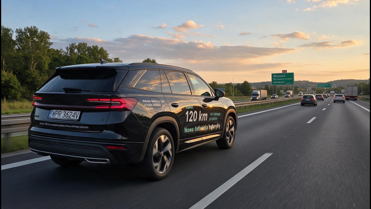 2026 Skoda Kodiaq Phev 204 KM | Test zużycia prądu na autostradzie | 4K