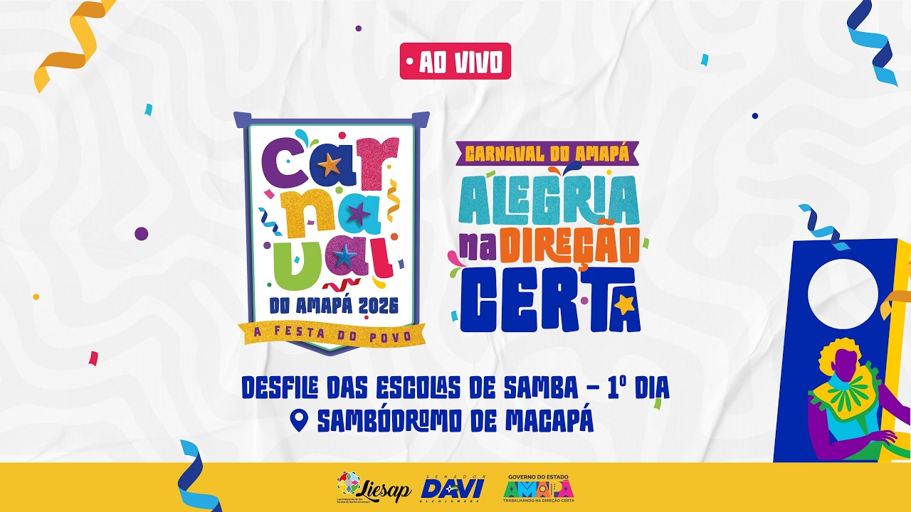 Carnaval do Amapá 2026 | A festa do povo | 1º Noite 13/02/2026