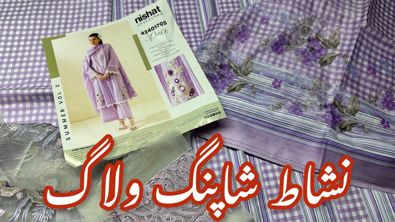Nishat Linen Cross stitch Shopping Haul 2024