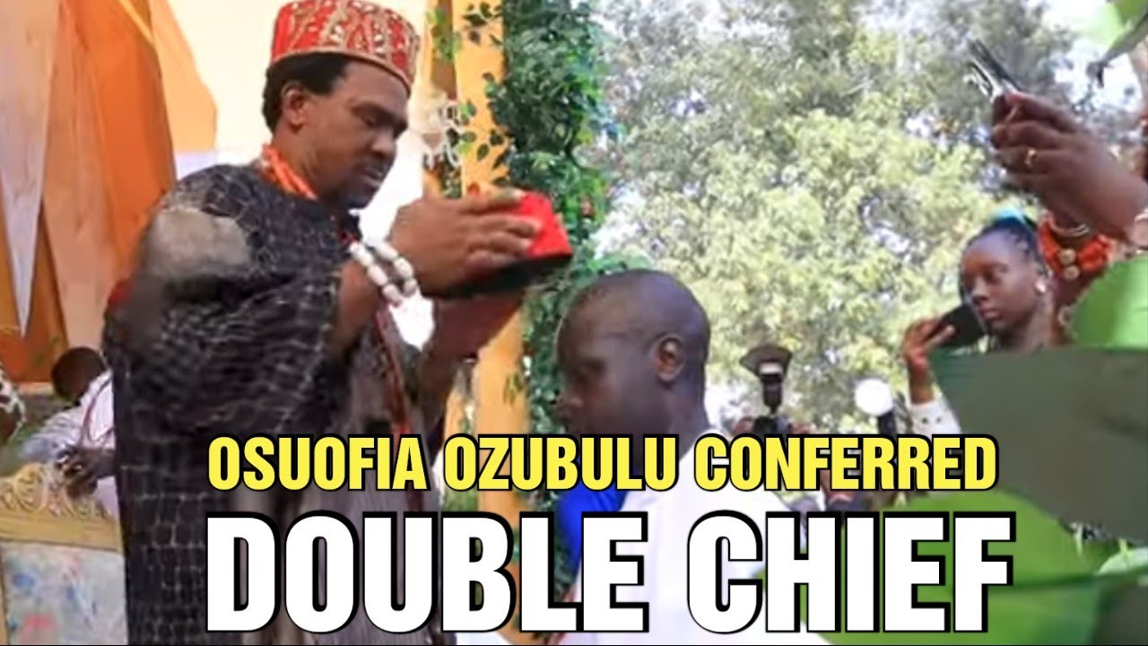 OSUOFIA OZUBULU CONFERRED DOUBLE TITLE